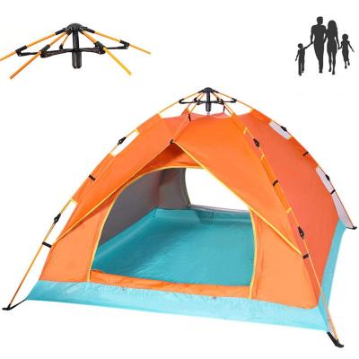 Camping Tent 4 Person, Instant Automatic 1 Minute Pop Up Dome Tent,Portable Windproof Lightweight Anti UV Sun Shade for Family Backpacking Hunting Hiking Outdoor Beach Picnic 200X200X135