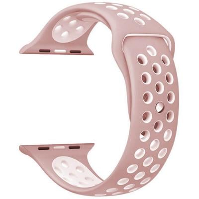 iBand for Apple Watch Strap 44mm and 42mm, Pink White