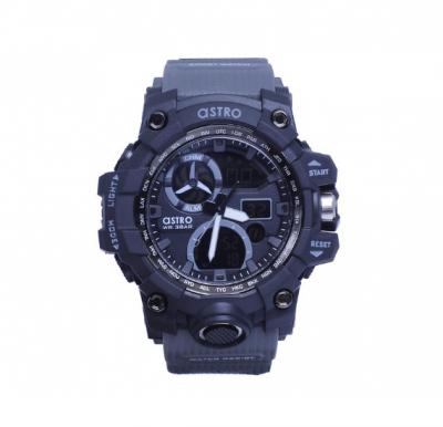Astro A20808-PPBB Kids Analog Digital Black Dial Watch