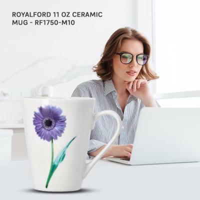Royalford 11 Oz Ceramic Mug - RF1750-M10