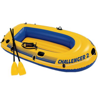 Intex Inflatable Challenger 2 Boat Set, 68367