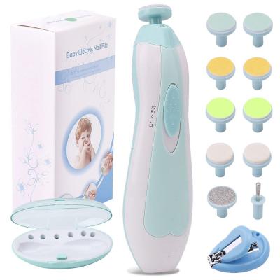 Baby Nail File Electric Nail Trimmer Manicure Set with Nail Clippers