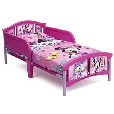 Delta Children BB86686MN Minnie Mouse Plastic Toddler Bed