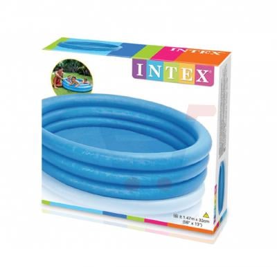 Intex Crystal Kids Blue Outdoor Swimming Pool, 58426NP 58 X13 Inches