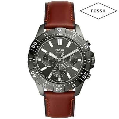 Fossil FS5770 Garrett Chronograph Leather Watch Brown