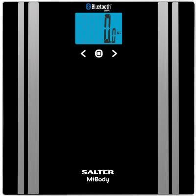 Salter Mibody Digital Analyser Bathroom Scale, 9159 BK3R, Black