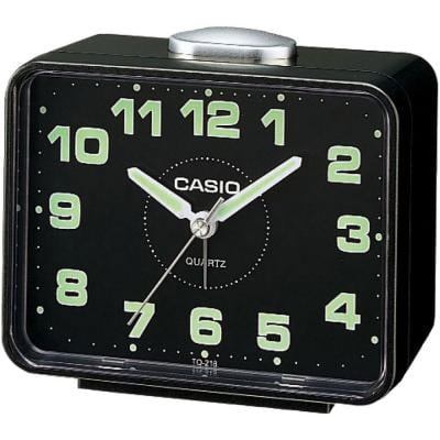 Casio Analog Alarm Clock, TQ-218-1DF