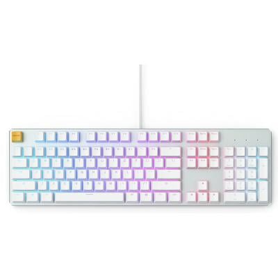 Glorious GLO-GMMK-FS-BRN-W Modular Mechanical Gaming Keyboard Full Size Pre Build White