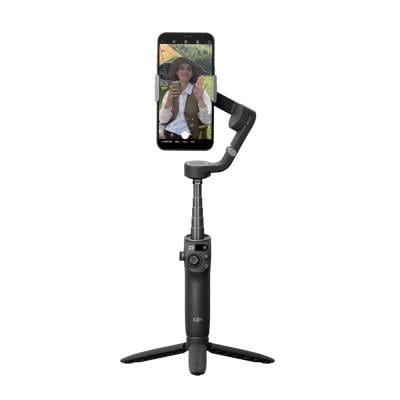 Mobile 6 Smartphone Gimbal Stabilizer 3-Axis Phone Gimbal, Built-In Extension Rod, Android and iPhone Gimbal, Vlogging Stabilizer YouTube TikTok Video -Black