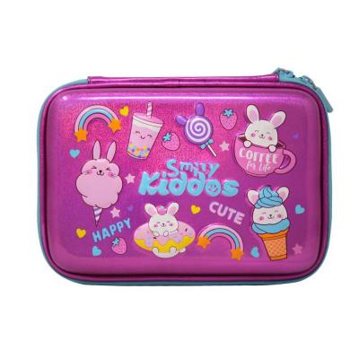 Smily Kiddoos Sparkle Pencil Case Buny theme, Pink