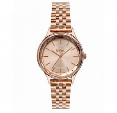 Lee Cooper LC06892.410 Womens Analoge Rose Gold Dial Watch