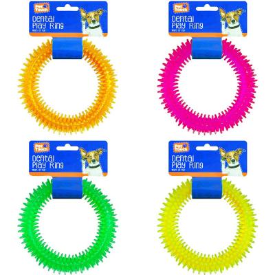Pet Touch Dental Play Ring Assorted Colors