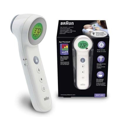 Braun BNT400 No Touch + Touch Thermometer, White
