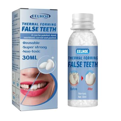 Thermal Forming False Tooth Kit Tooth Granules for Missing and Broken Tooth Temporary Filling Kit
