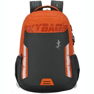 Skybags SK BPFIGE2GRY Figo Extra 02 Unisex School Backpack 30L Grey