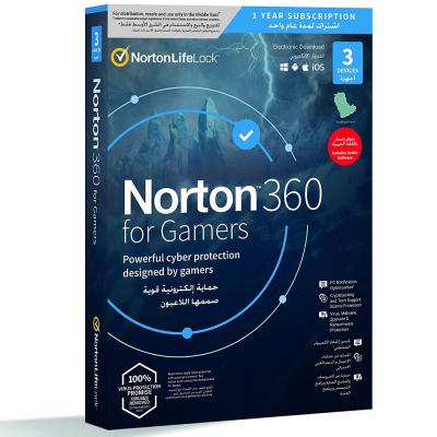 Norton 360 Delux for Gamer 50GB 1 User 3 Device Antivirus