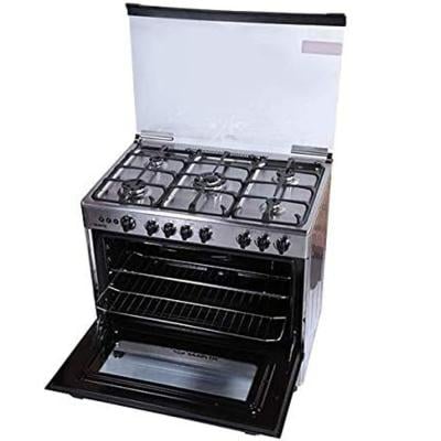 Elekta Full Stainless Steel Gas Oven with Full Safety 5 Burners-EGO-694SSFFD-F
