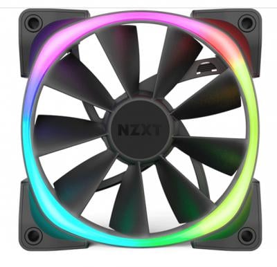 NZXT HF-28140-B1,1 AER RGB 2 Luminous 140mm Single Fan, Black