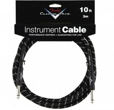 Fender 0990820035 Custom Shop Black Tweed Instrument Cable 10 FT 3m