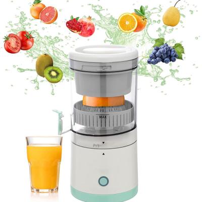 Portable Rechargeable Electric Orange Juicer Silver