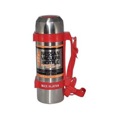 Nessan Stainless Steel Hot And Cold Beverage Vacuum Flask  Red