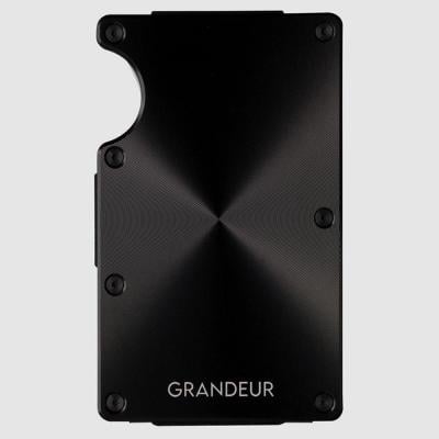Grandeur GUWB653 Aluminum Black Rise Cardholder