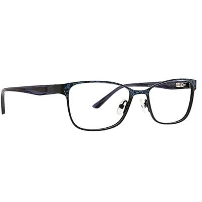 Xoxo XO SIENA MIDN Womens Siena Rectangular Eyeglasses Frame 781096540938 Midnight