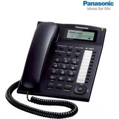 Panasonic KX TS 880 Single Line Corded Phone Black