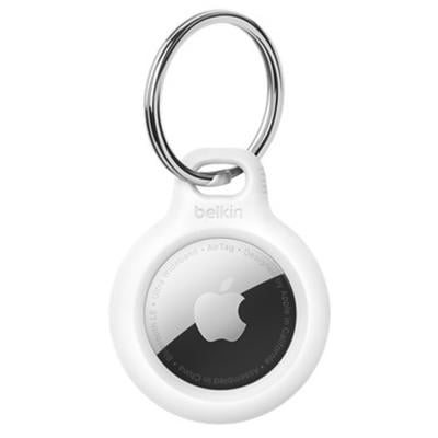 Belkin Secure Holder With Key Ring For Apple Airtag White