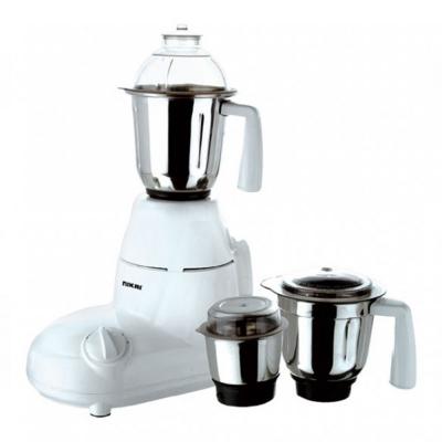 Nikai NB694A Mixer Grinders, Silver and White