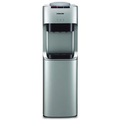 Nikai NWD1808CS 3 Tap Water Dispenser with Cabinet, Silver