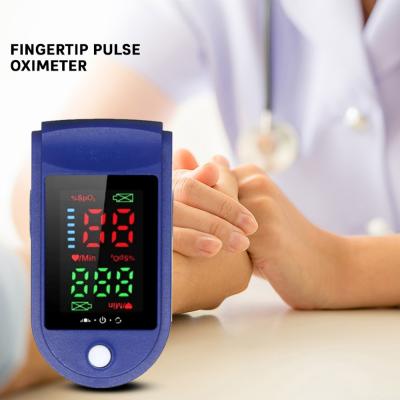 Fingertip Pulse Oximeter Blue And White, LK87