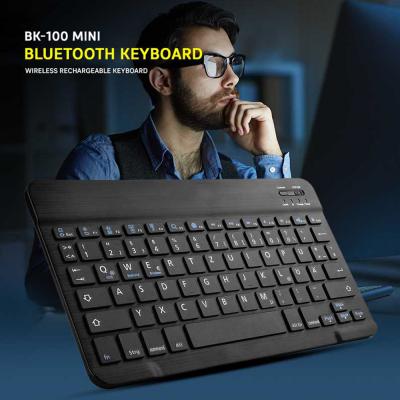 BK-100 Mini Bluetooth Keyboard Wireless Rechargeable Keyboard