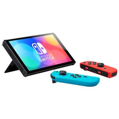 Nintendo Switch OLED Model Neon Blue or Neon Red Set