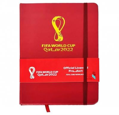 FIFA 2022 Elastic Notebookpu Leather A5 Emblem-B, FIFA-114331