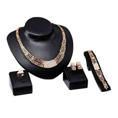 4 Piece Jewellery Set N28406994A Gold and Silver