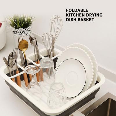 Foldable Kitchen Drying Dish Basket