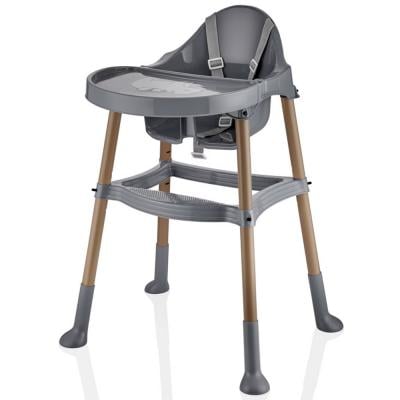 Babyjem Baby High Chair Dark Grey 6 Months+