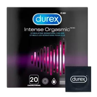Durex 20 Piece Intense Orgasmic Condoms