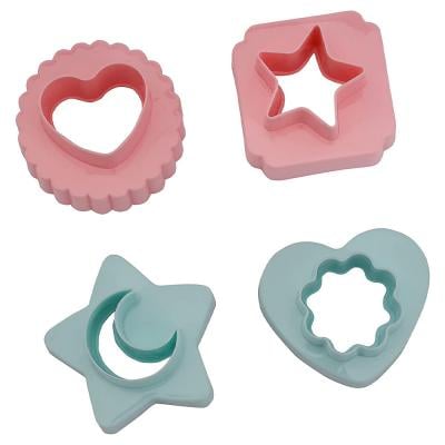 Royalford RF10962 4pc Double Side Cookie Cutter Multicolor 1x48
