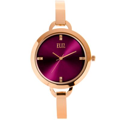 Eliz Splendeur ES8739L2RVR Rose Stainless Steel Case Jewelry Bracelet Womens Watch