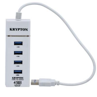 Krypton KNA5428 USB 2.0 Super Hub White