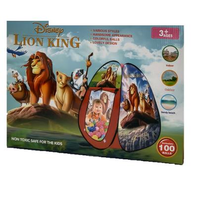 Lion King Tent House 80 Balls J1035, Multi Color