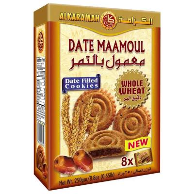 Al Karamah Date Maamoul Whole Wheat 30gm Box 8pcs