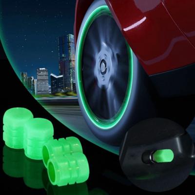 4Pcs Luminous Stem Caps Universal Tire Valves Caps