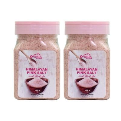 Organic Secrets OGS0015805 Himalayan Pink Salt 400 Gm Jarx2 Special Offer