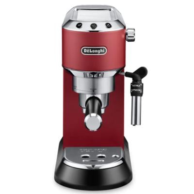 DeLonghi EC685-R Dedica Pump Deluxe Espresso Machine 900W, Red