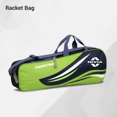 Nivia Powerstrike Racket Bag Navy Green
