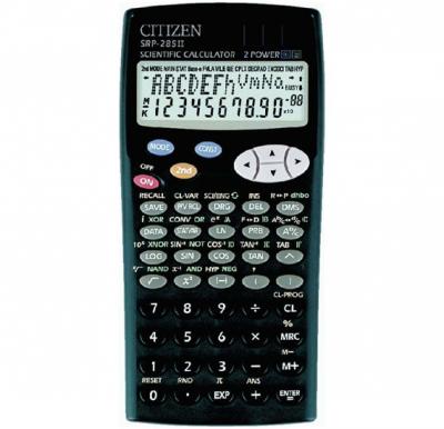 Citizen SRP285 Programmable Calculator, Black