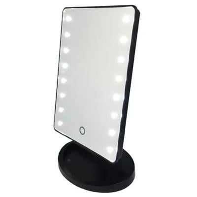 LED Light Portable Makeup Mirror N15489506A Black